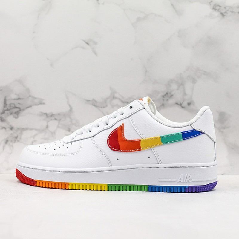 Nike Air Force 1 '07 Multi-Color Rainbow White