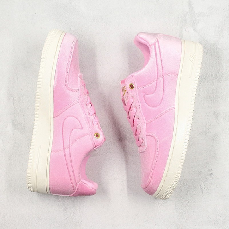 Nike Wmns Air Force 1 Low Premium 3 Velour Pink Rise AT4144-600