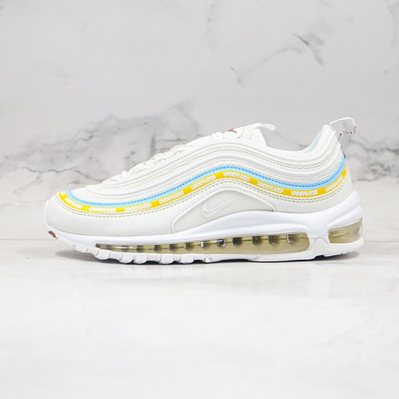 Undefeated x Nike Air Max 97 2020 White Yellow Blue