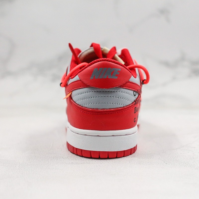 Off-White x Nike Dunk Low University Red CT0856-600