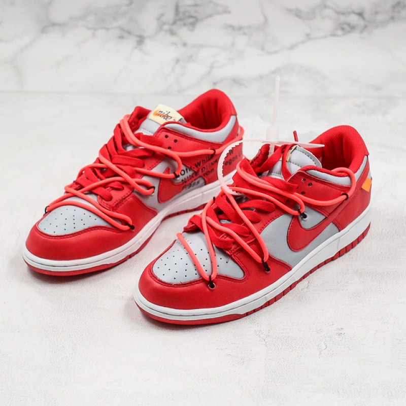 Off-White x Nike Dunk Low University Red CT0856-600