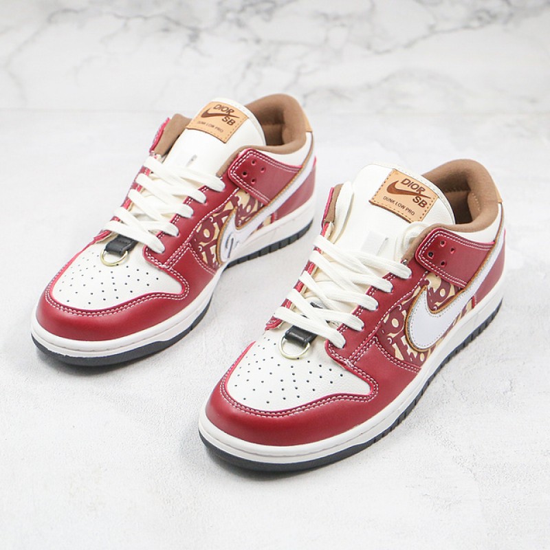 Nike Dunk Low Pro 2020 Dior Custom Red