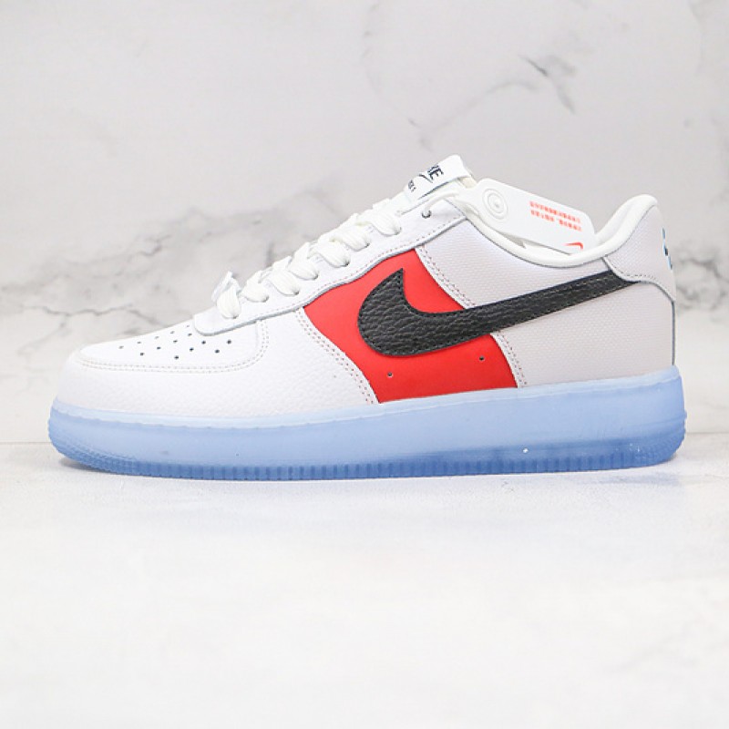 Nike Air Force 1 Low EMB White Red Black Icy CT2295-110