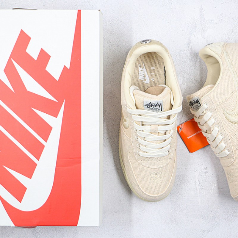 Stussy Nike Air Force 1 Low Fossil CZ9084-200