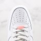 Nike Air Force 1 LV8 Double Swoosh White Armory Blue Pink CW1574-100