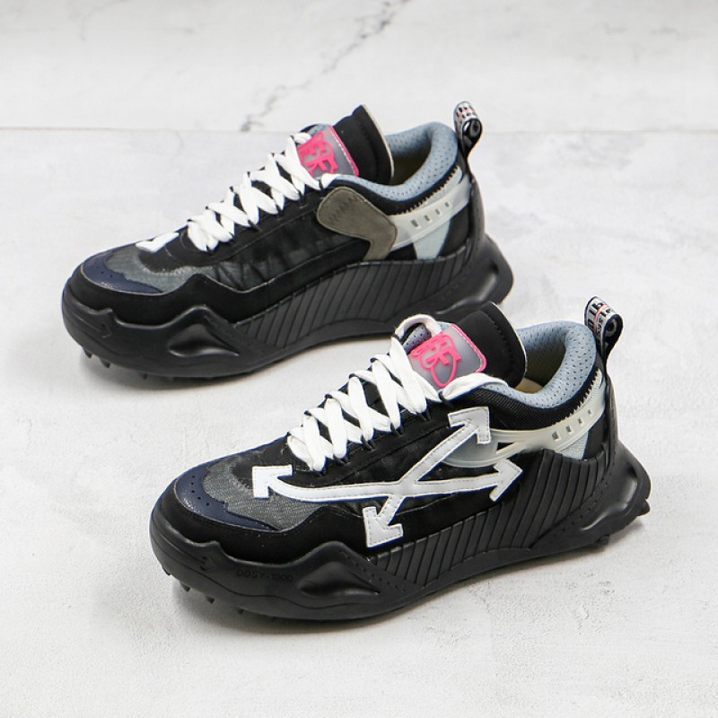 Off-White Virgil Abloh ODSY-1000 Sneakers Black White