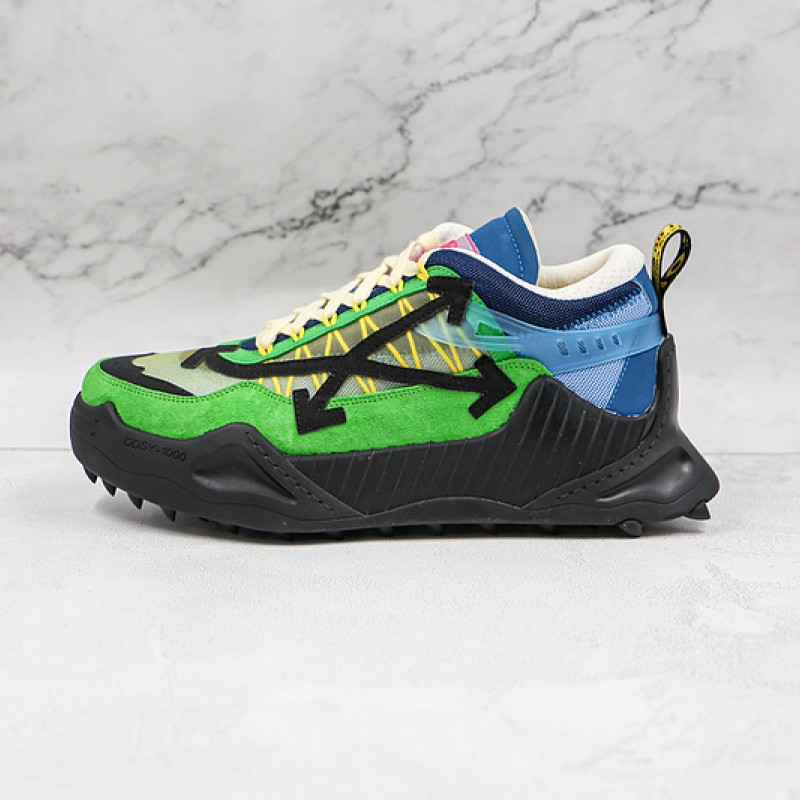 Off-White Virgil Abloh ODSY-1000 Sneakers Green Black