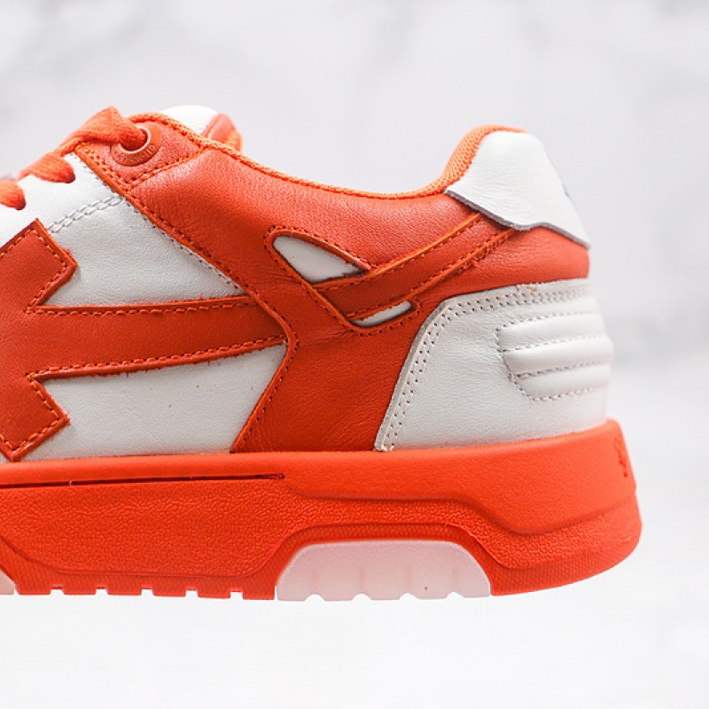 Off-White Virgil Abloh Out Of Office Sneakers Orange White