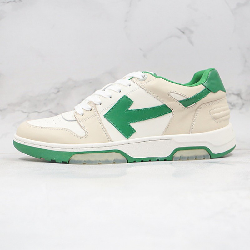 Off-White Virgil Abloh Out Of Office Sneakers Sail Green