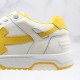 Off-White Virgil Abloh Out Of Office Sneakers White Yellow