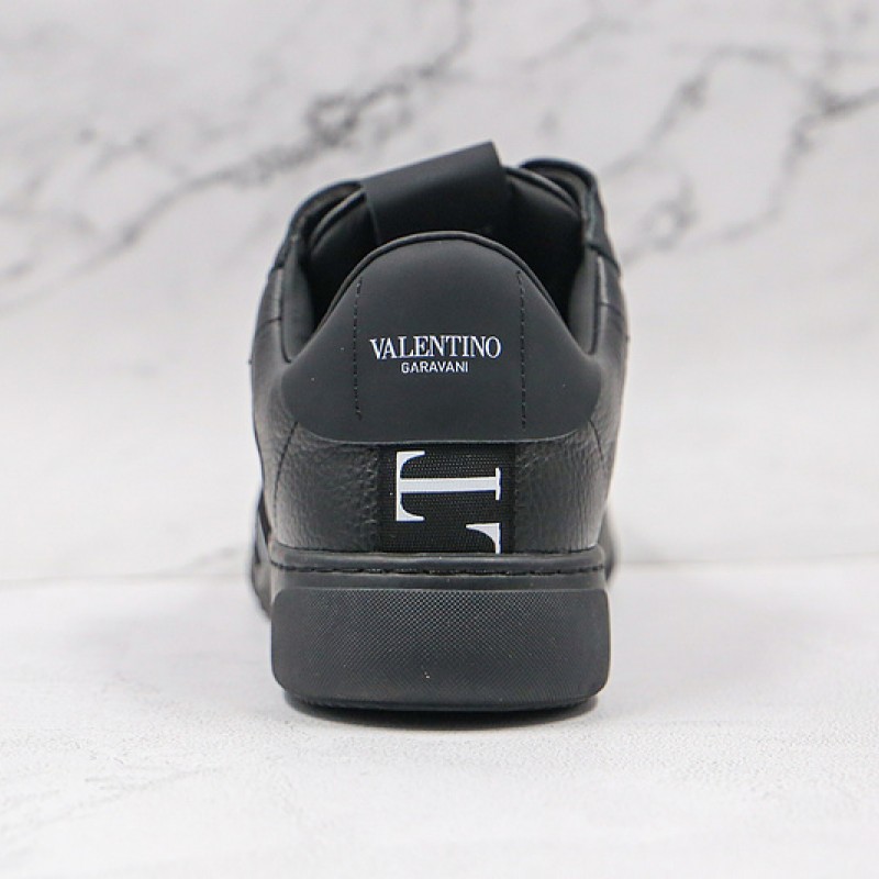 Valentino Garavani VL7N Low Top Sneaker With Bands Black White