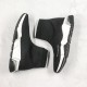 Balenciaga Speed Clear Sole Sneaker Black White