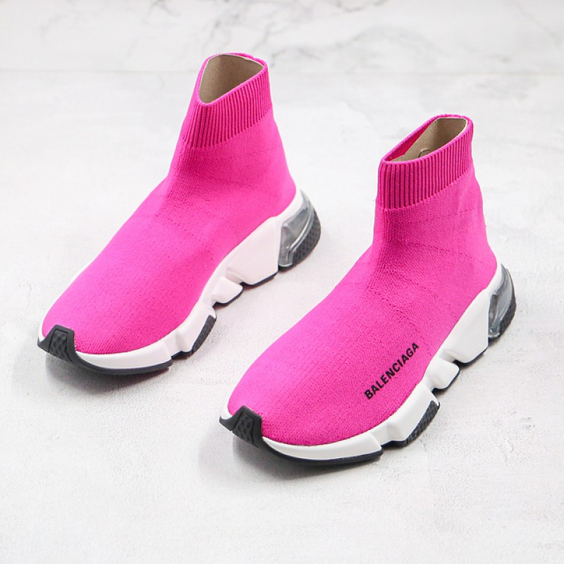 Balenciaga Speed Clear Sole Sneaker Pink