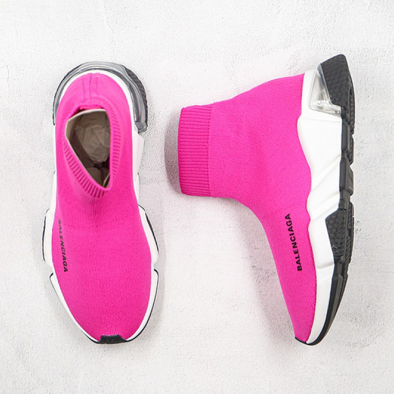 Balenciaga Speed Clear Sole Sneaker Pink