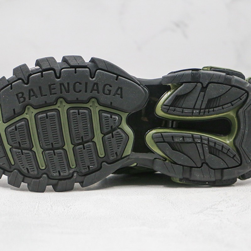 Balenciaga Track.2 Sneaker Olive Black