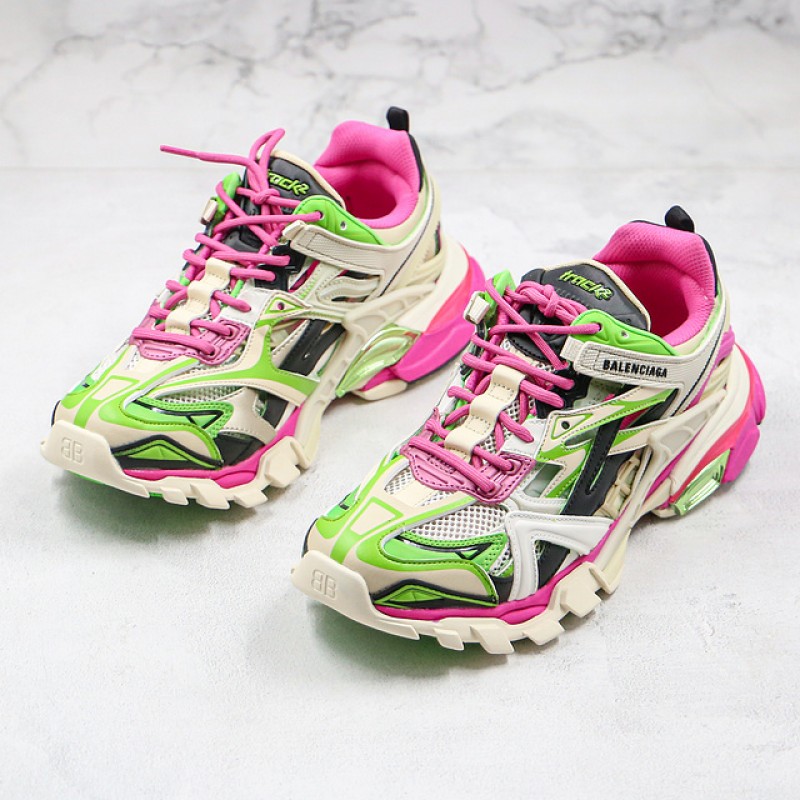 Balenciaga Track.2 Sneaker Pink Green White