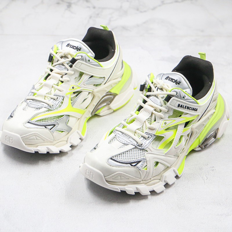 Balenciaga Track.2 Sneaker White Neon Green