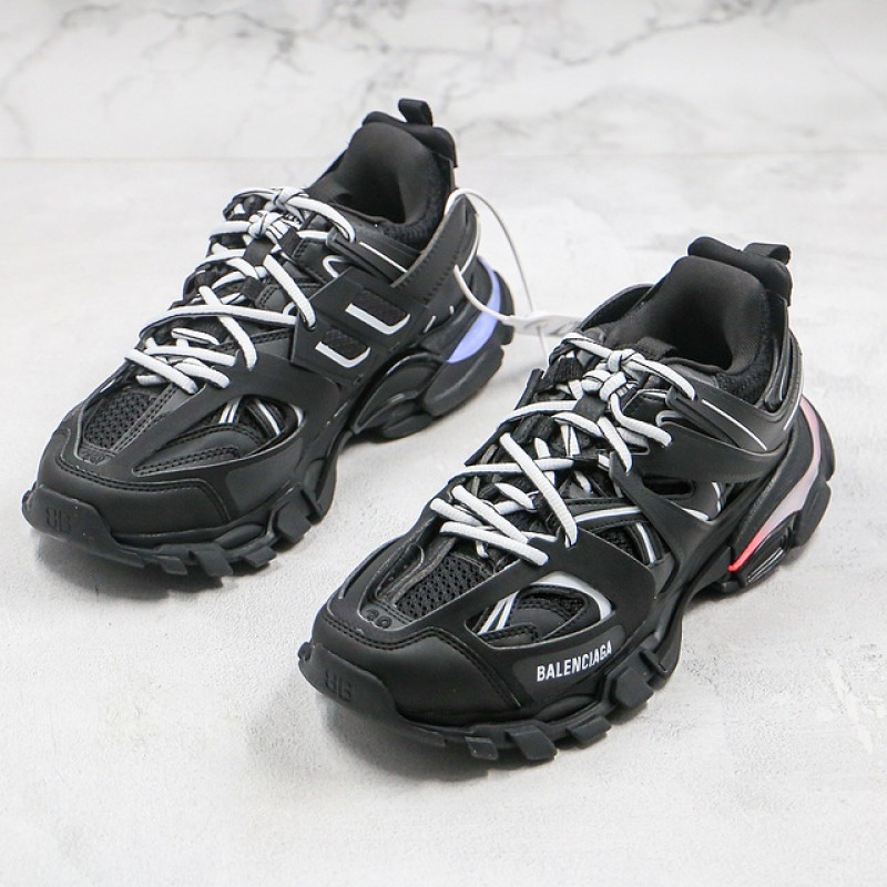 Balenciaga Track Led Sneaker Black White