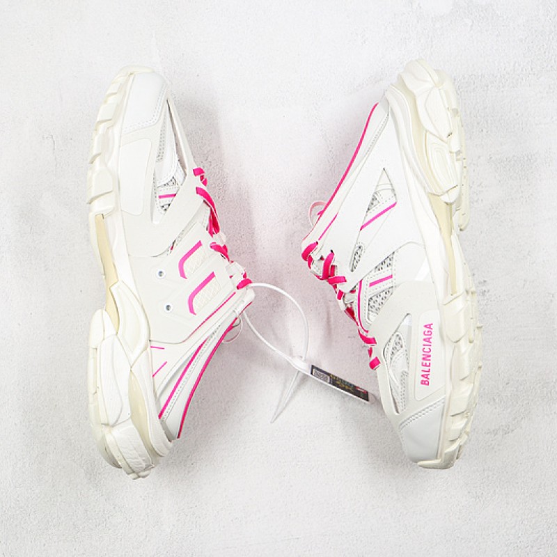 Balenciaga Track Mule Sneaker White Pink