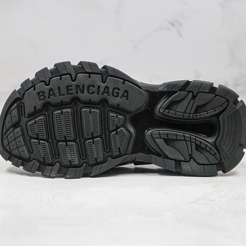 Balenciaga Track Sandal Black