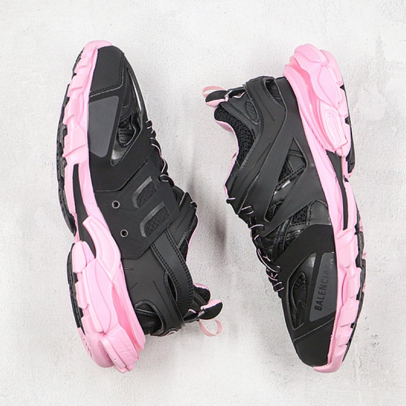 Balenciaga Track Sneaker Black Pink Sole