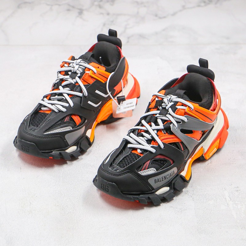 Balenciaga Track Sneaker Orange Black Grey