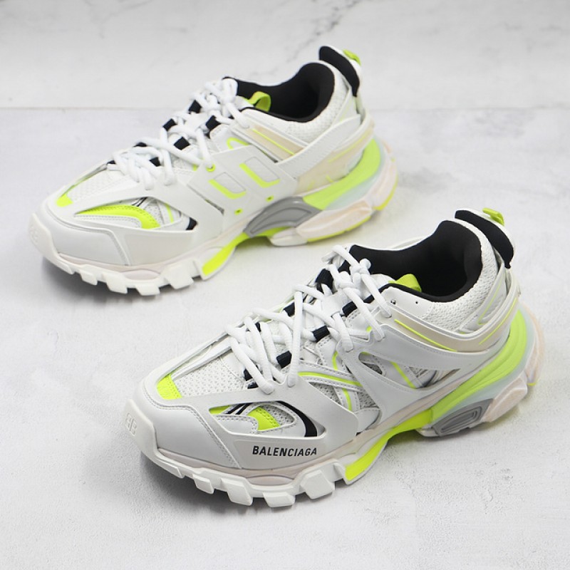 Balenciaga Track Sneaker White Neon Green