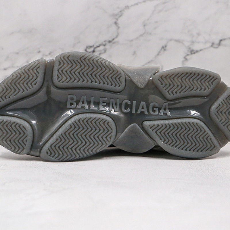 Balenciaga Triple S Clear Sole Sneaker Dark Gray