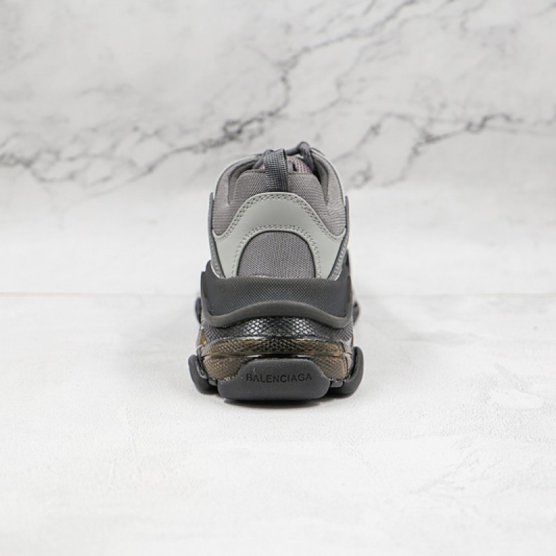 Balenciaga Triple S Clear Sole Sneaker Gray