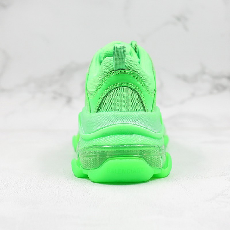 Balenciaga Triple S Clear Sole Sneaker Green