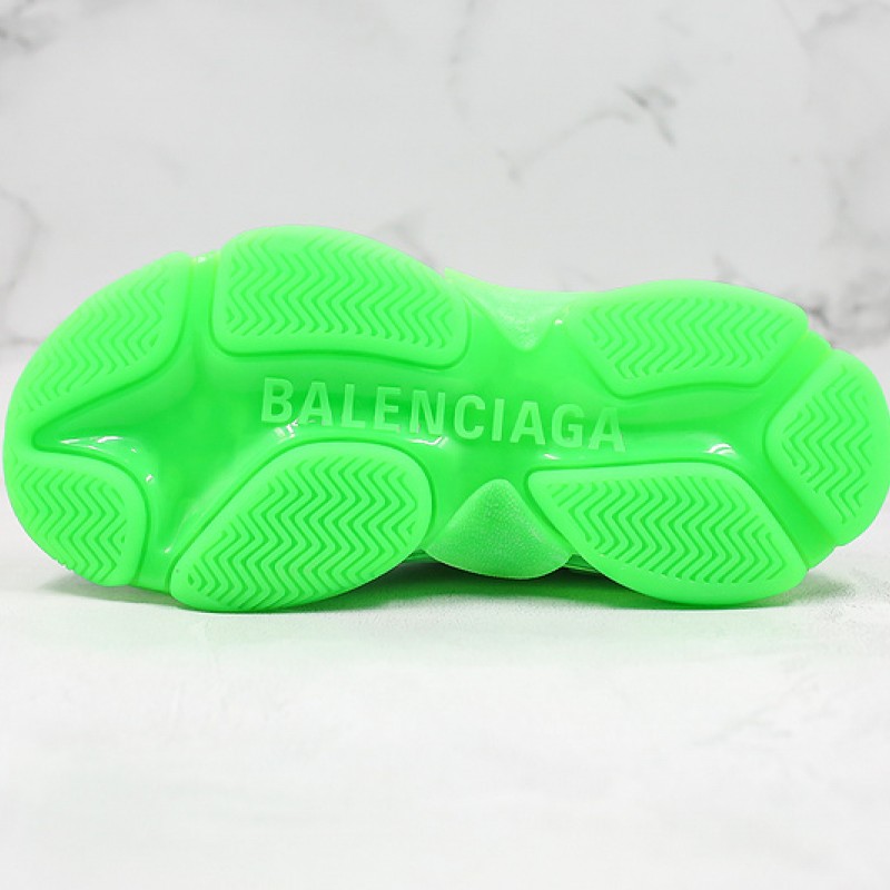 Balenciaga Triple S Clear Sole Sneaker Green