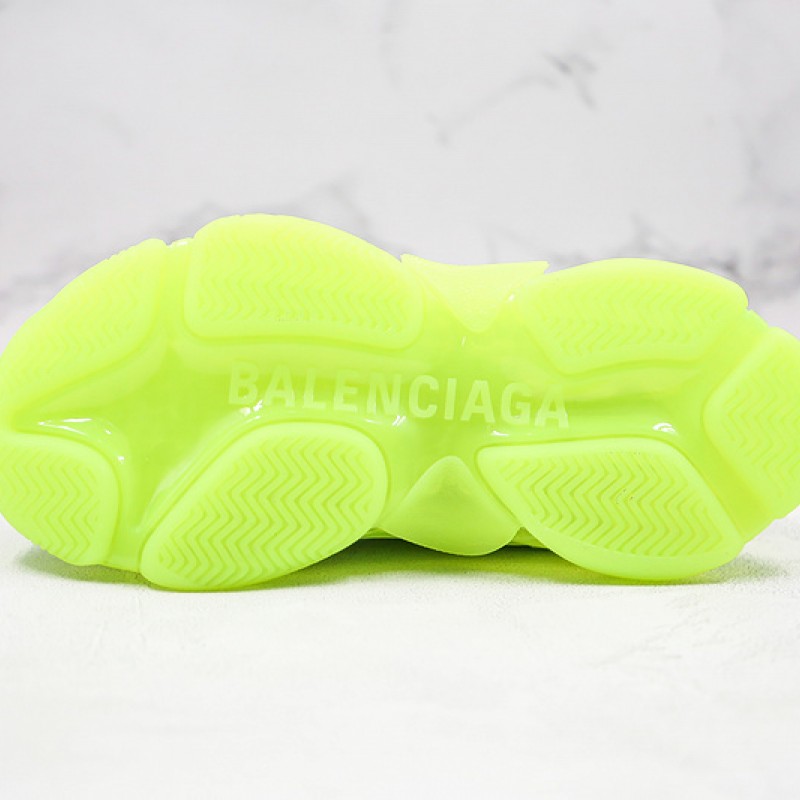 Balenciaga Triple S Clear Sole Sneaker Neon Green