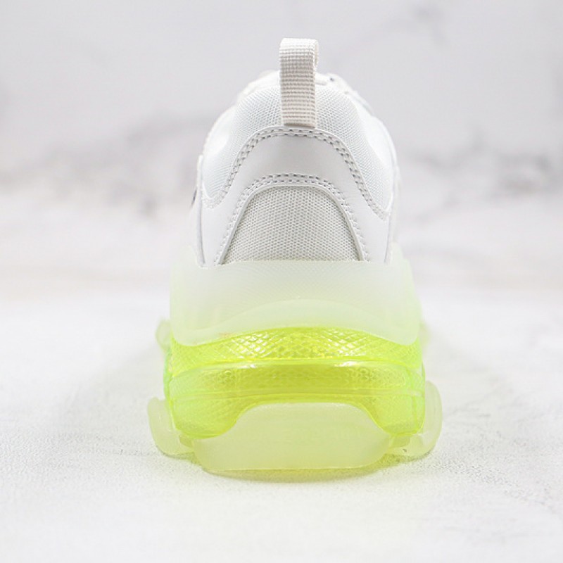 Balenciaga Triple S Clear Sole Sneaker White Volt