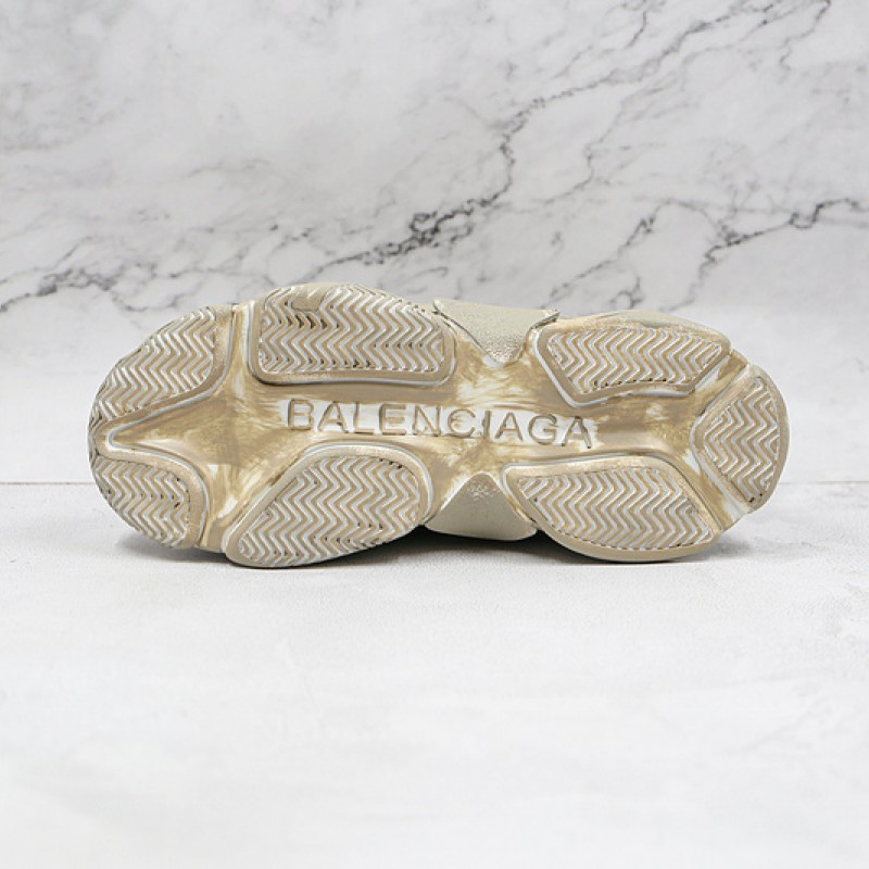 Balenciaga Triple S Faded Sneaker Light Beige