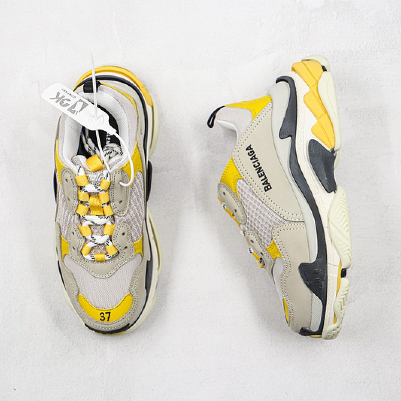 Balenciaga Triple S Sneaker Beige Yellow