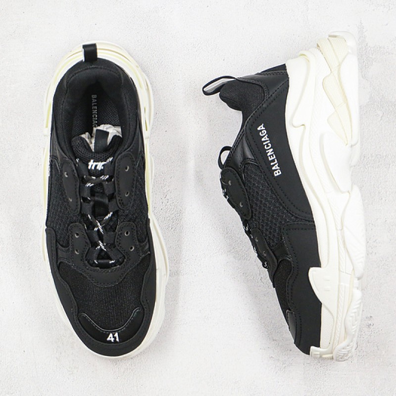 Balenciaga Triple S Sneaker Black White