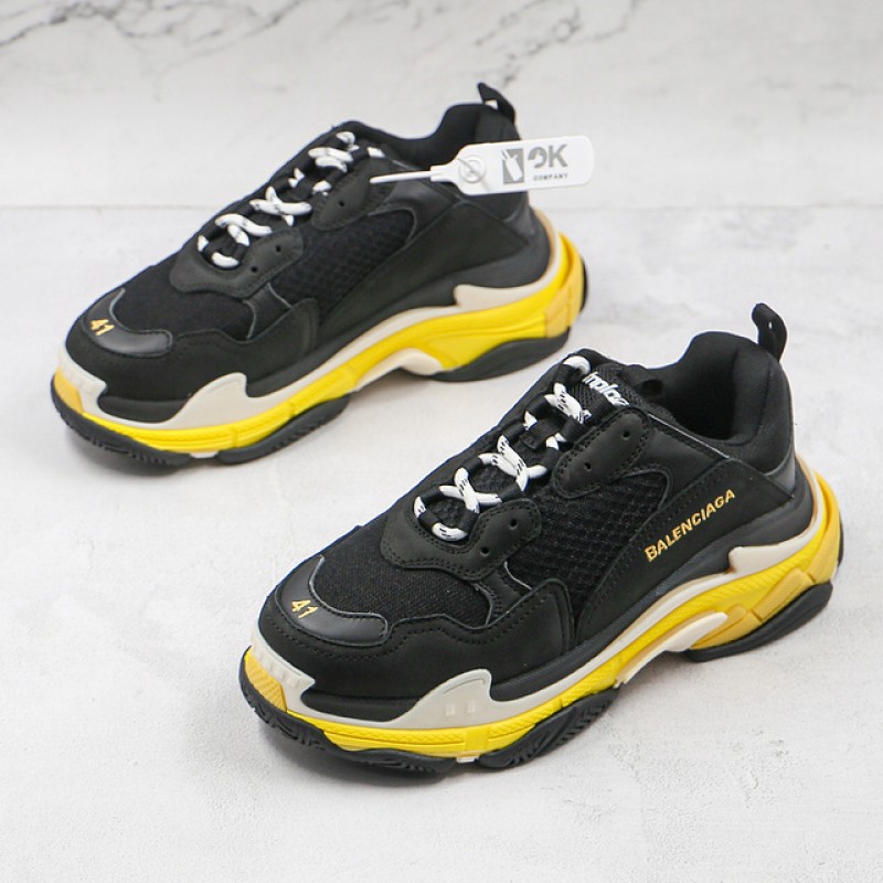 Balenciaga Triple S Sneaker Black Yellow
