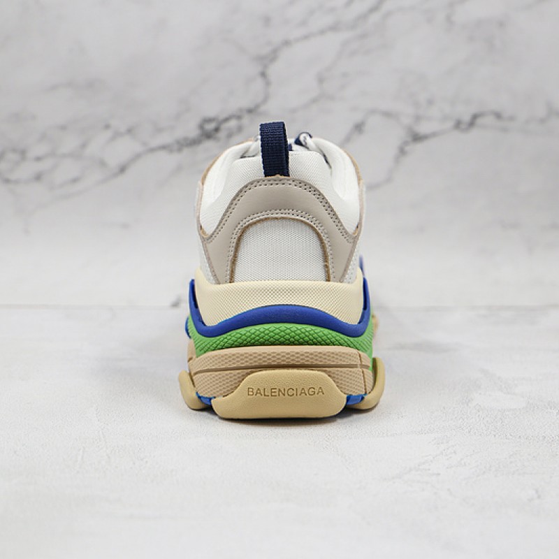 Balenciaga Triple S Sneaker Gray White Blue Green