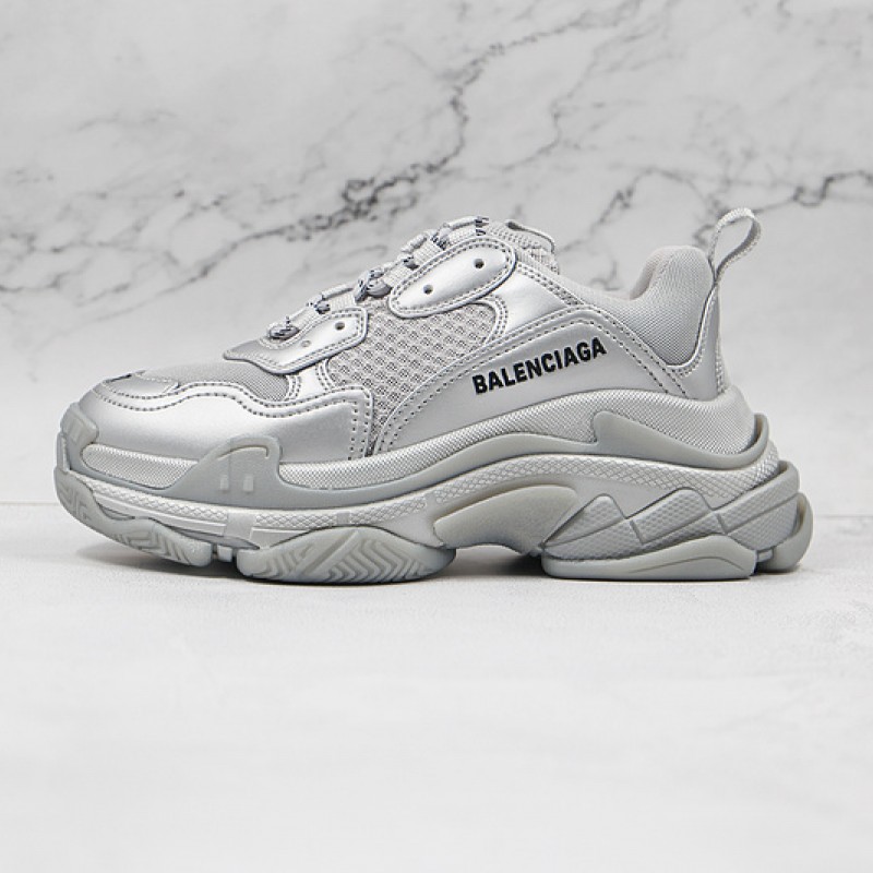 Balenciaga Triple S Sneaker Silver Gray