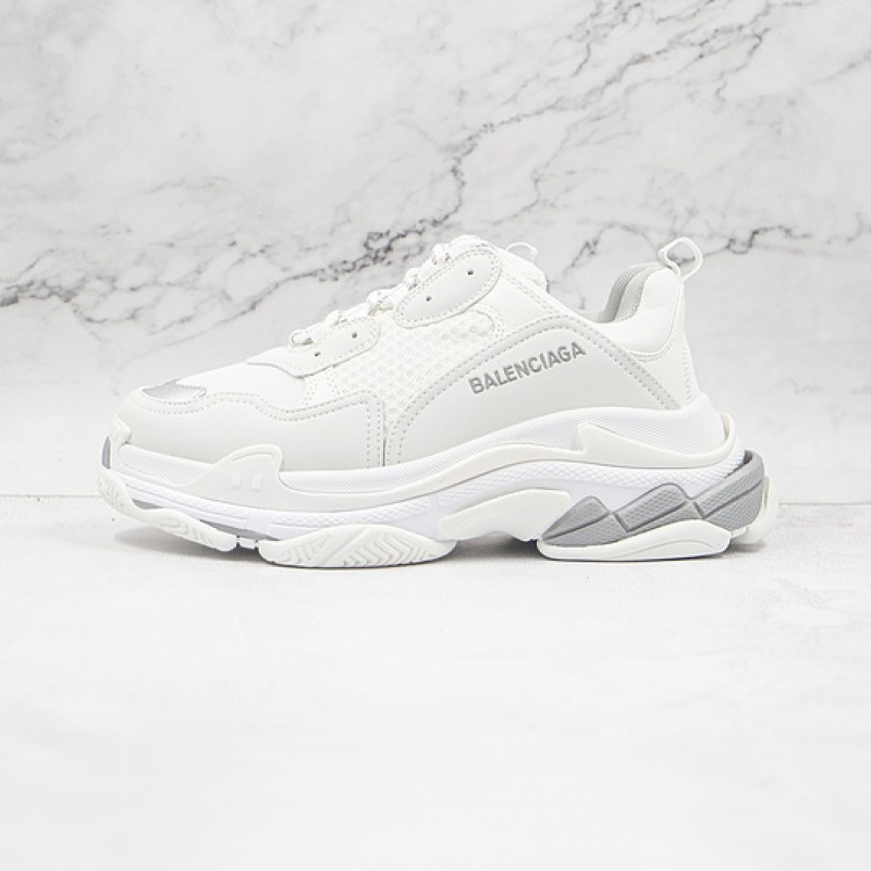 Balenciaga Triple S Sneaker White Silver