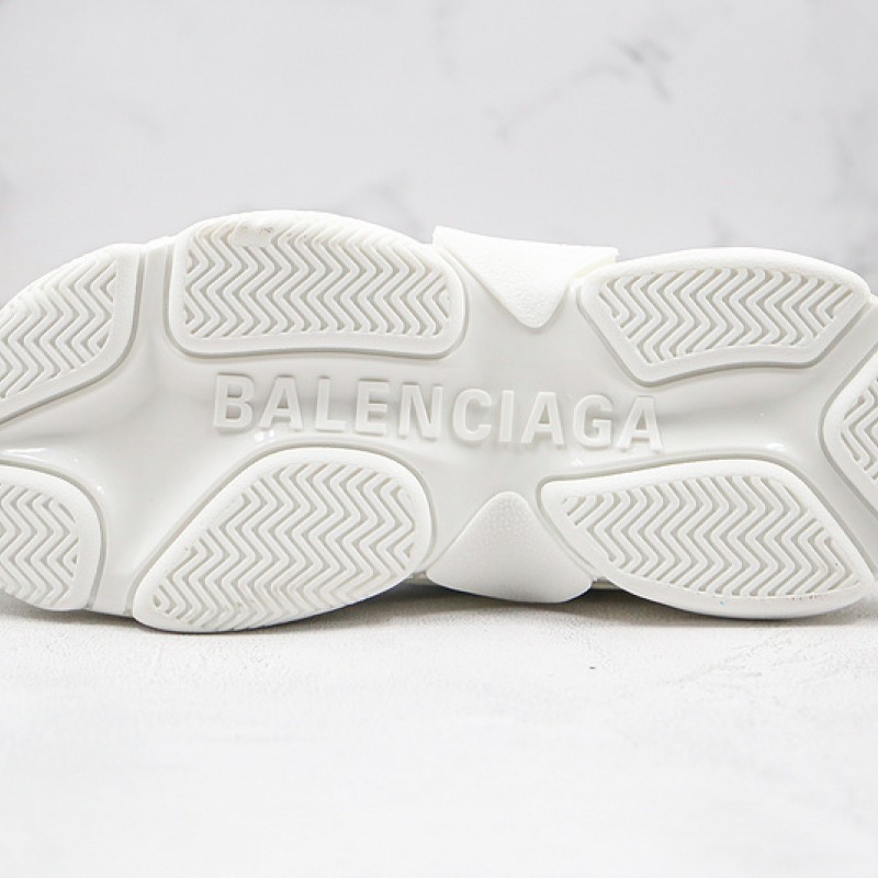 Balenciaga Allover Logo Triple S Sneaker White