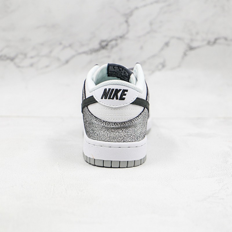 Nike Dunk Low Shimmer White Metallic Silver DO5882-001