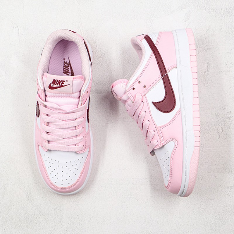 Nike Dunk Low GS Pink Red Valentine's Day CW1590-601